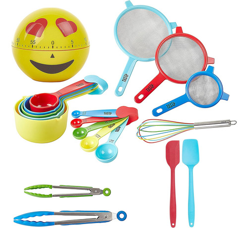 Kit De Utensilios De Cocina Con Temporizador 19pz