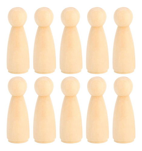 Cuerpos De Muñecas De Clavija, 10 Piezas 65mm Muñeca Sin