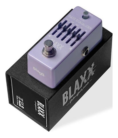 Stagg Bxbasseq Pedal Equalizador 5 Bandas Para Bajo Mini 