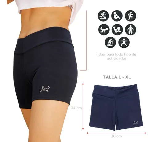 Short Deportivo Mujer con Morral tipo Neceser Incluido, Short