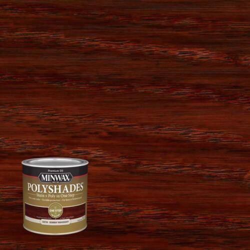 Minwax 213804444 Bombay Mahogany Stain/polyurethane Fini Bbu