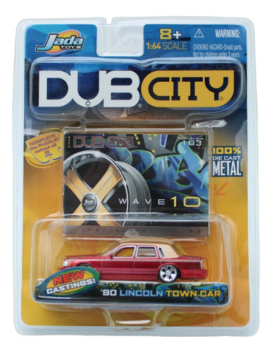Jada Toys Lincoln Town Car Edición Especial Dub City 1:64