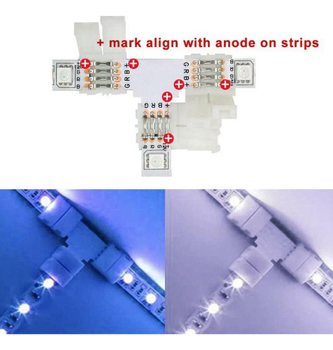 Kit De Cable De Extensión De 4 Pines Para Tira De Luces Led