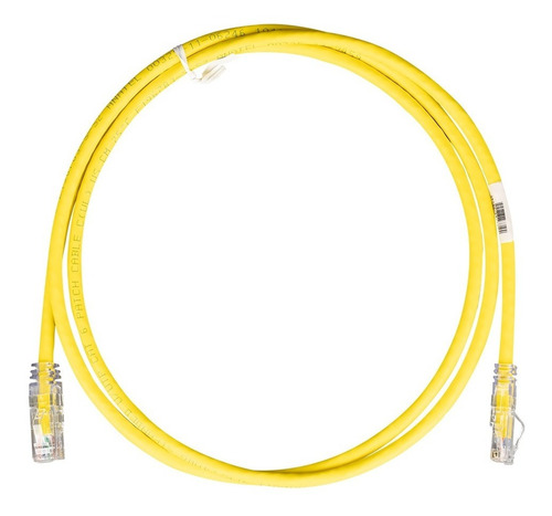 Patch Cord Cat 6 Cable Parcheo Red Utp 1.5m Amarillo Panduit