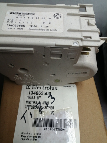 Timer Lavadora Frigidaire 134063500