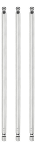 Juego De 3 Puntas Destornillador Hexagonal Bola 6 Mm 200 Mm