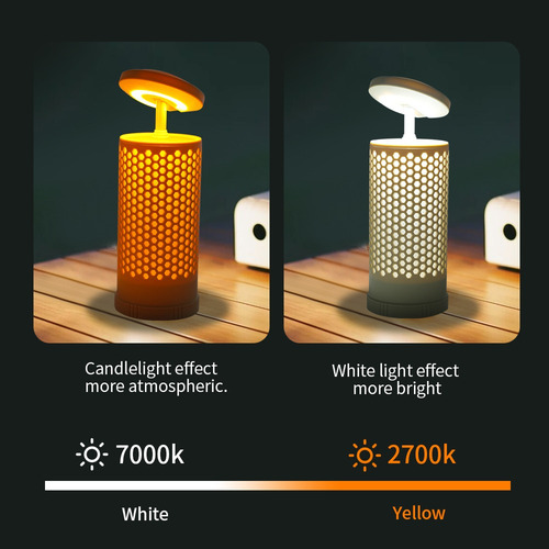 Linterna Telescópica Para Acampar Al Aire Libre, 2600 Mah, R