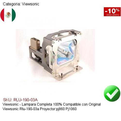 Lampara Compatible Viewsonic Rlu-190-03a Pj860 Pj1060