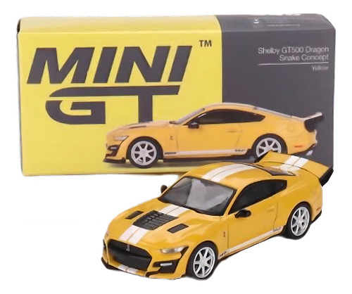 Mini Gt Shelby Gt 500 Dragón Snake Concept Color Amarillo