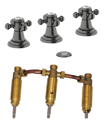 Grifería Para Bidet Renoir Piazza Transf 21904gf Grafito