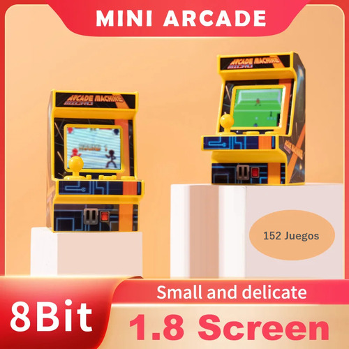 Juguete Mini Arcade Pantalla Color Retro Machine Consola