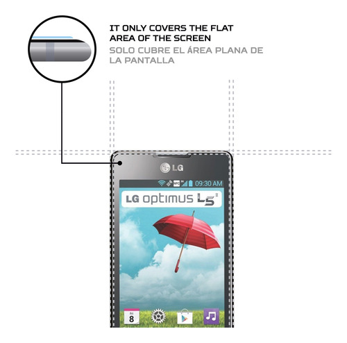 Protector Pantalla Antishock Para LG Optimus L5 Ii E460