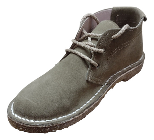 Botas Botitas Chavito Unisex Gamuza Suela De Goma Creppe