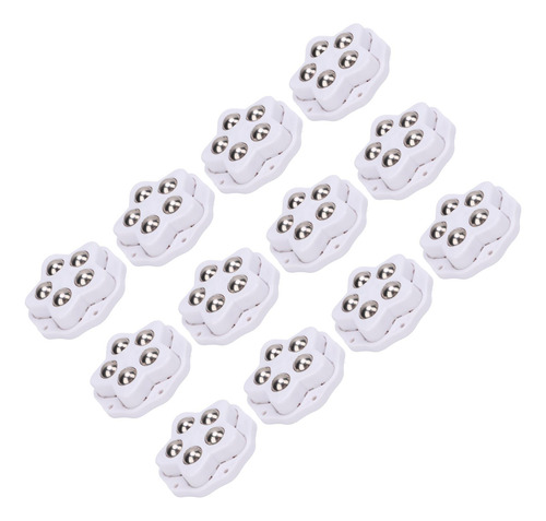 Ruedas Giratorias Resistentes, 12 Piezas, Autoadhesivas