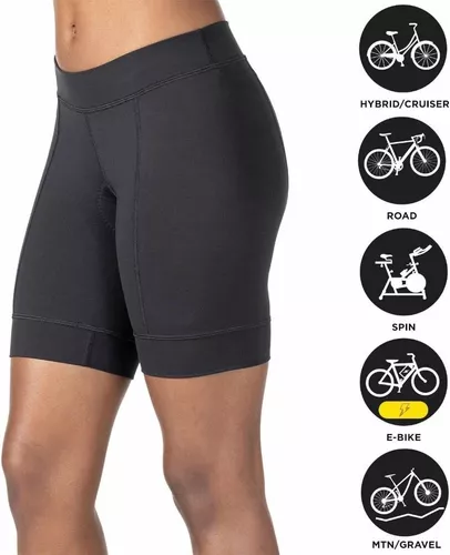 Pantalón Lycra Corta Badana Ciclismo Bicicleta Mujer Corta Colores - Estilo  Bike