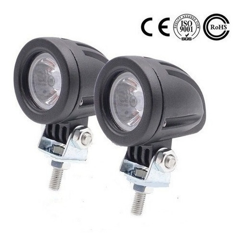 Par Faros Auxiliares Led Cree Moto 10w