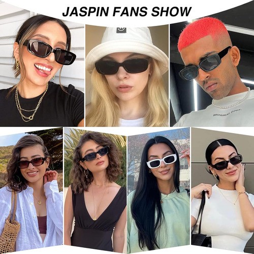 Jaspin Rectangulo Gafas De Sol Para Mujeres Hombres De Mo...