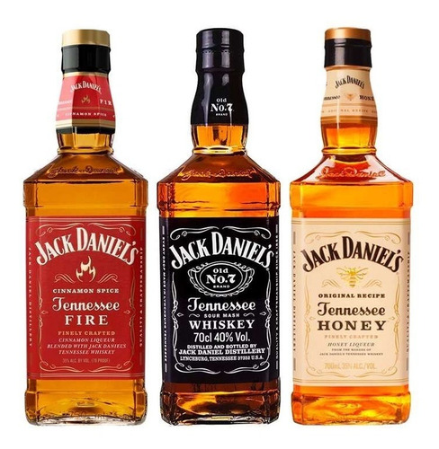 Jack Daniels N7, Honey Y Fire 750ml 