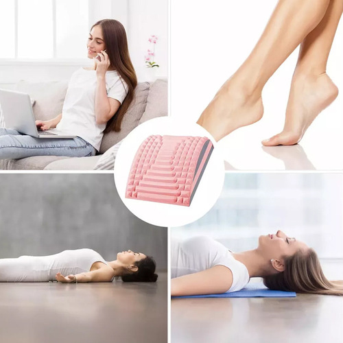 Cojín De Masaje De Cuello Estiramiento Lumbar