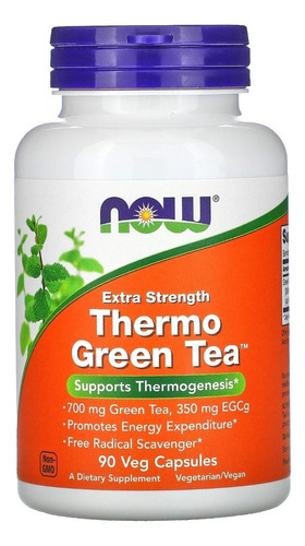 Now Foods Té Verde Dietético Y Egcg 700mg/350mg 90caps Sin sabor