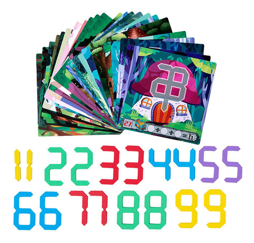 Juego De Descifrado De Números Digitales Para Niños