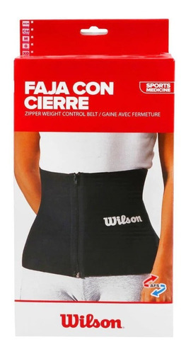 Imagen 1 de 4 de Faja Con Cierre Para Mujer Wilson Negra Talla M