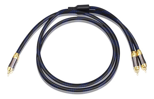 Cable De Audio 1 Rca Macho A 2 Rca Macho