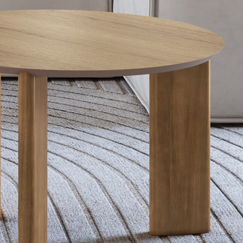 Mesa De Centro Chanfrada Pe Madeira Hanover 28019 Artesano