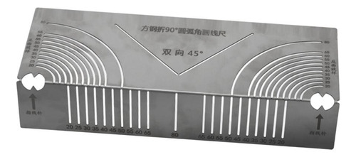 Ferramenta De Marcação De Ângulo Curve, Comprimento 26cm
