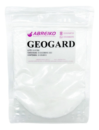 Geogard Conservador Cosmetico Natural En Polvo 100 Gramos Tipo de piel Cualquier tipo de piel