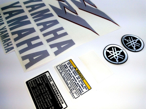 Kit Adesivos Yamaha R1 2007 Vinho R107vi