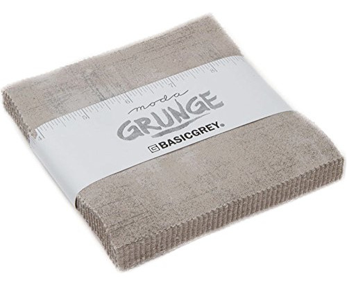 Basicgrey Grunge Basics Gris Charm Pack 42 5-inch Squar...