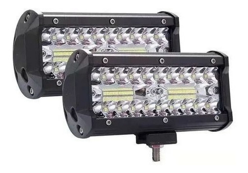 Set 2 Foco Luz Led + Switche On Off Verna Taxi