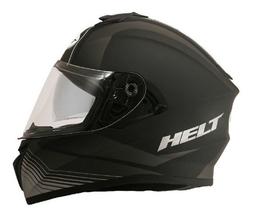 Capacete Integral Helt Avant Glass Road Com Óculos Interno Cor Preto-fosco Tamanho do capacete 64
