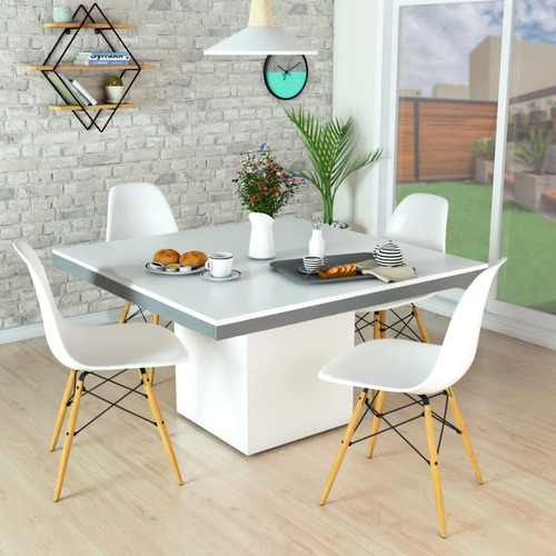 Mesa De Comedor Hogar Cocina Moderna Minimalista Sillas