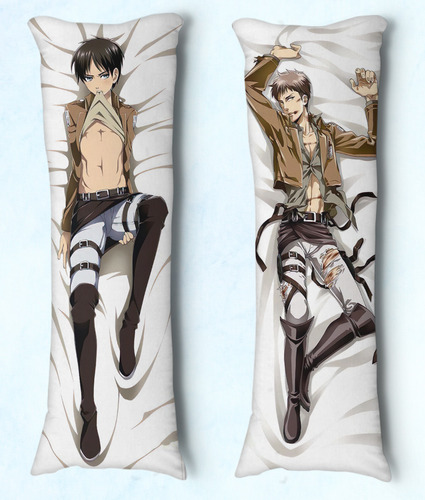 Capa Dakimakura 1,60x50cm Shingeki No Kyojin Eren 01