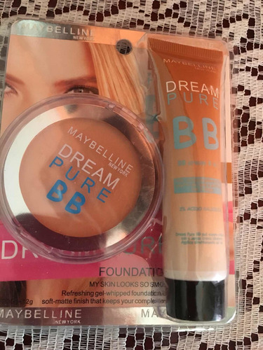 Base Y Polvo Kit Dream Satin Maybelline Kit