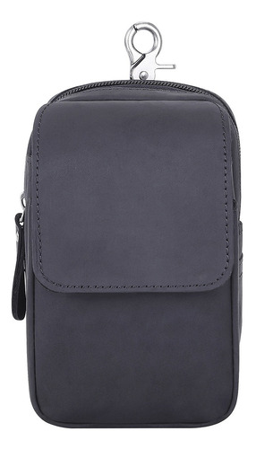 Pochette De Hombre Bolso Cintura Cuero Genuino Portacelular