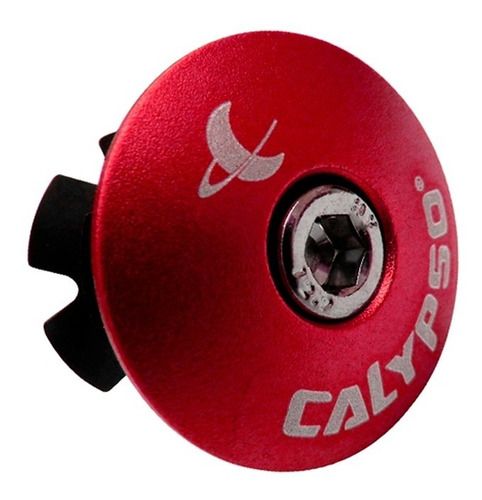 Tampa Mov Direção Aheadset Calypso Over 1  Vermelho