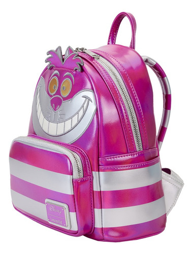 Mochila Cheshire Cat Backpack Platinum Exclusiva Alice In Wonderland