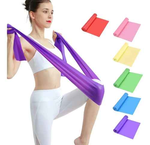 Fe Banda Elástica For Fisioterapia, Yoga, Estiramientos Y