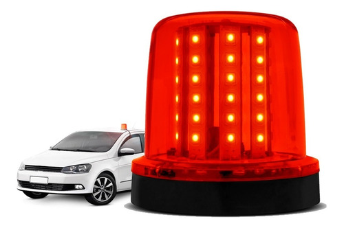 Giroflex Led Luz Emergência Vermelha Autopoli 12v