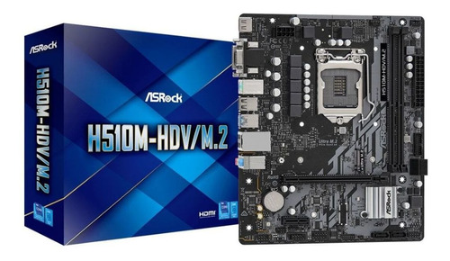 Motherboard Asrock H510m-hdv M.2 S1200 11va Gen