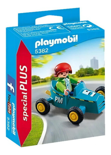 Figura Armable Playmobil Special Plus Niño Con Kart 3+