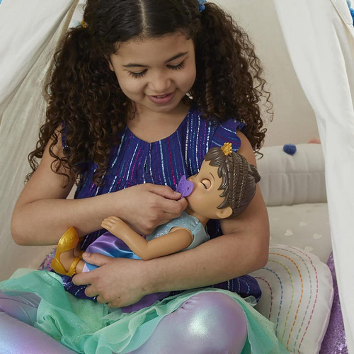 Boneca Baby Alive Grows Up Princess Ellie Morena - Hasbro
