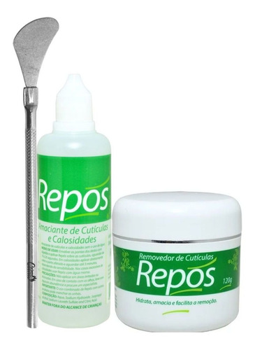 Kit Spa Dos Pés Amaciante Para Cutículas E Calosidades Repos