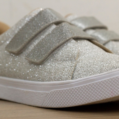 Tênis Moda Menina Velcro N.35 Seminovo - Kitcolt Leather