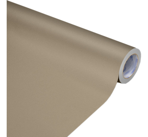 Adesivo Marrom Claro Vinílico Lavável Para Móveis 4mtsx61cm