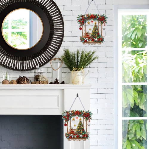 Colgante Para Árbol De Navidad Adornos Navideños De Acrílico