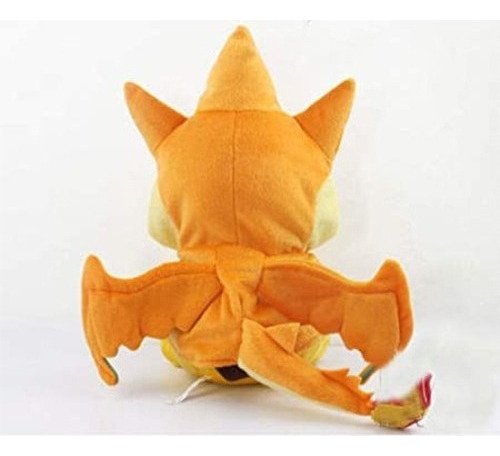 Pelúcia Pokémon Pikachu Cosplay Mega Charizard Y 23cm
